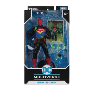 DC MULTIVERSE 7IN BATMAN WORLDS FINEST - BATMAN/SUPERMAN FUSION