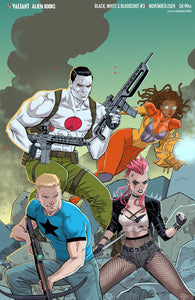 BLACK WHITE & BLOODSHOT #3 (OF 4) CVR H ORTIZ VIRGIN