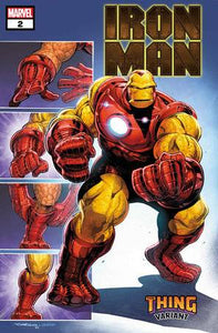 IRON MAN #2 IBAN COELLO THE THING VAR