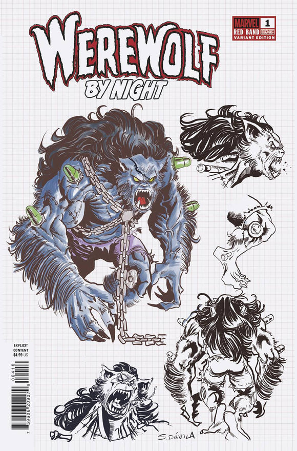 WEREWOLF BY NIGHT RED BAND #4 DESIGN VAR (BAG) 1:10