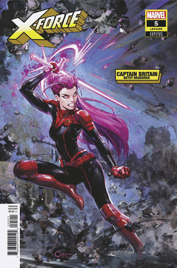 X-FORCE #5 CLAYTON CRAIN BETSY BRADDOCK VAR