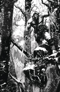 CONAN BARBARIAN BATTLE BLACKSTONE #1 (OF 4) FOC ZAFFINO B&W