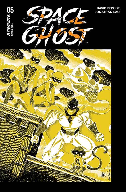 SPACE GHOST #5 CVR N FOC HAESER HOMAGE