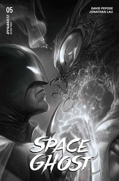 SPACE GHOST #5 CVR P 7 COPY FOC INCV MATTINA B&W