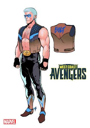 WEST COAST AVENGERS #1 DANNY KIM DESIGN VARIANT 1:10