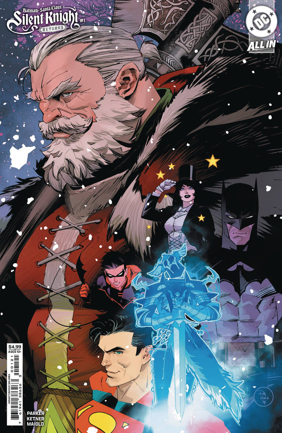 BATMAN SANTA CLAUS SILENT KNIGHT RETURNS #1 (OF 5) CVR B DAN MORA CARD STOCK VAR