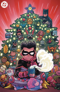 BATMAN SANTA CLAUS SILENT KNIGHT RETURNS #1 (OF 5) CVR C DAN HIPP DC HOLIDAY SURPRISE RUB AND SMELL POLYBAG VAR