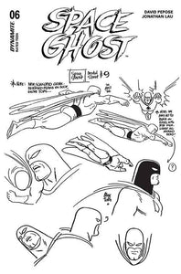 SPACE GHOST #6 CVR N FOC TOTH MODEL SHEET