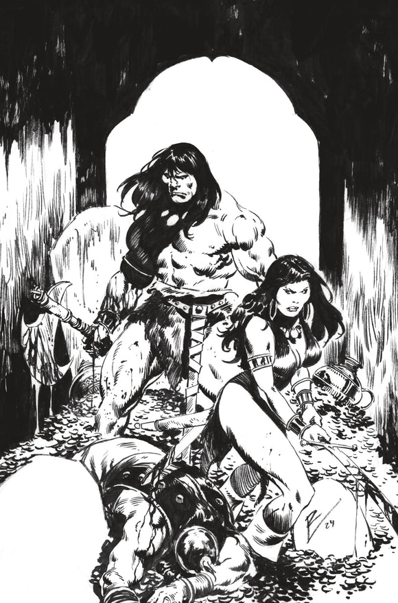 *Pre-Order* CONAN BARBARIAN #17 FOC TORRE B&W VIRGIN