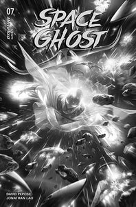 SPACE GHOST #7 CVR P 7 COPY FOC INCV MATTINA B&W