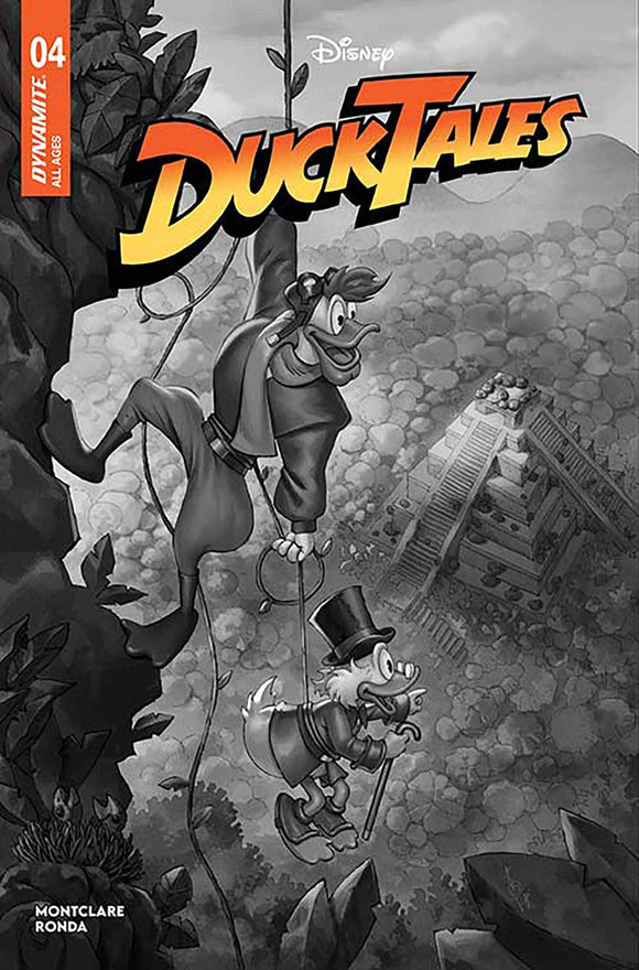 DUCKTALES #4 CVR G 10 COPY INCV QUAH B&W