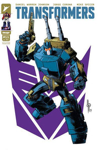 TRANSFORMERS #11 2ND PTG CVR A HOWARD DECEPTICON