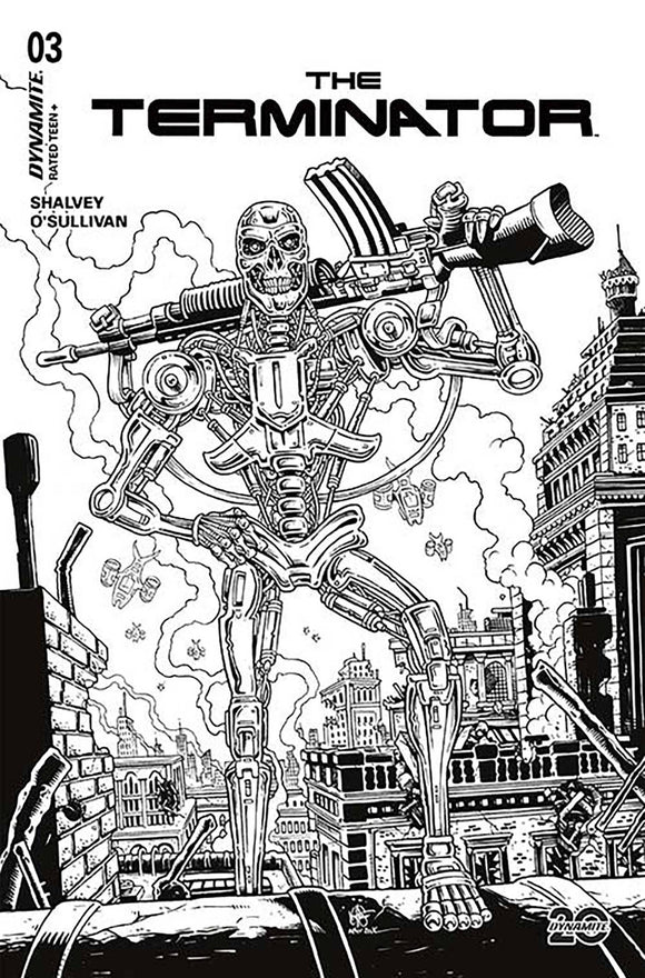 TERMINATOR #3 CVR R 7 COPY FOC INCV HAESER B&W