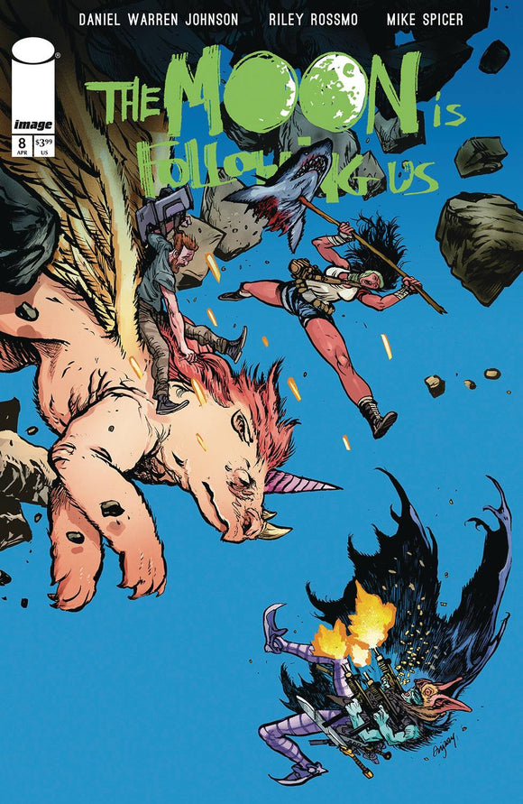 THE MOON IS FOLLOWING US #8 (OF 10) CVR B DANIEL WARREN JOHNSON & MIKE SPICER VAR