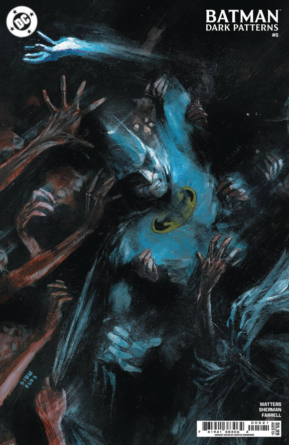 BATMAN DARK PATTERNS #5 (OF 12) CVR B MARTIN SIMMONDS CARD STOCK VAR