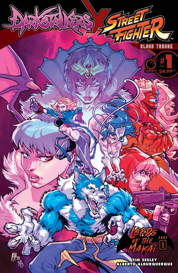 DARKSTALKERS X STREET FIGHTER BLOOD THRONE #1 (ONE SHOT) CVR A ALBERTO ALBURQUERQUE