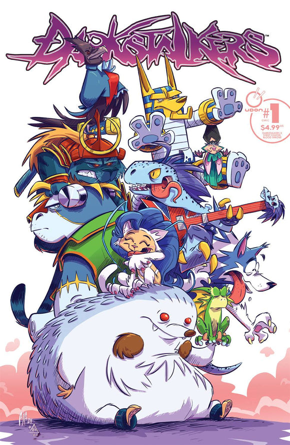 DARKSTALKERS X STREET FIGHTER BLOOD THRONE #1 (ONE SHOT) CVR C DAX GORDINE VAR