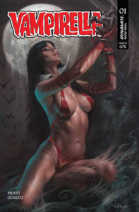 VAMPIRELLA (2025) #1 CVR W FOC BONUS PARRILLO FOIL