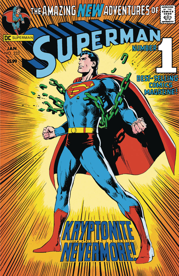 SUPERMAN #233 FACSIMILE EDITION CVR C NEAL ADAMS FOIL VAR
