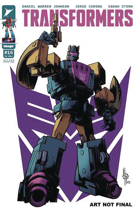 TRANSFORMERS #16 2ND PTG CVR A JASON HOWARD DECEPTICON CVR