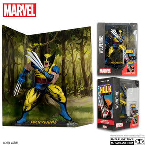 Wolverine 1:6th Scale Collectible with Scene (The Incredible Hulk #340) (Platinum Edition)