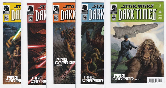 Star Wars: Dark Times - Fire Carrier  # 1-5  Complete Set