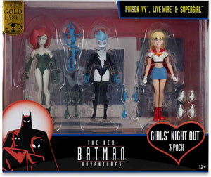 DC DIRECT NEW BATMAN ADVENTURES 3 PACK - POISON IVY, LIVE WIRE, SUPERGIRL (GIRLS' NIGHT OUT)