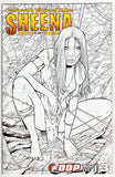 Sheena: Queen of the Jungle  Vol. 3  # 3  Seely B&W SPM1 Homage Variant  (2007)
