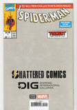 Spider-Man  Vol. 1  # 1  Facsimile  Shattered Exclusive Silver Variant  (2020)
