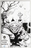 Jonathan Uribe Sketchbook  SDCC Connecting Set B&W Sketch Variant (2026)
