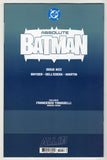 Absolute Batman  # 22  Tomaselli SDCC Virgin Excluisve  (2026)