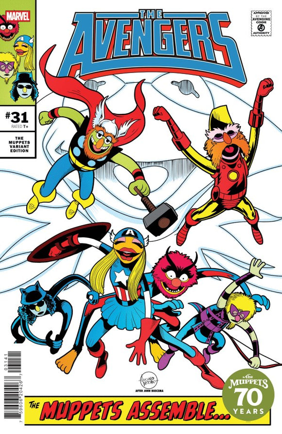 AVENGERS #31 LUCIANO VECCHIO MUPPETS VARIANT (2025)