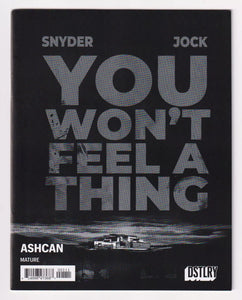 YOU WONT FEEL A THING & CITY BENEATH HER FEET PROMO ASHCAN