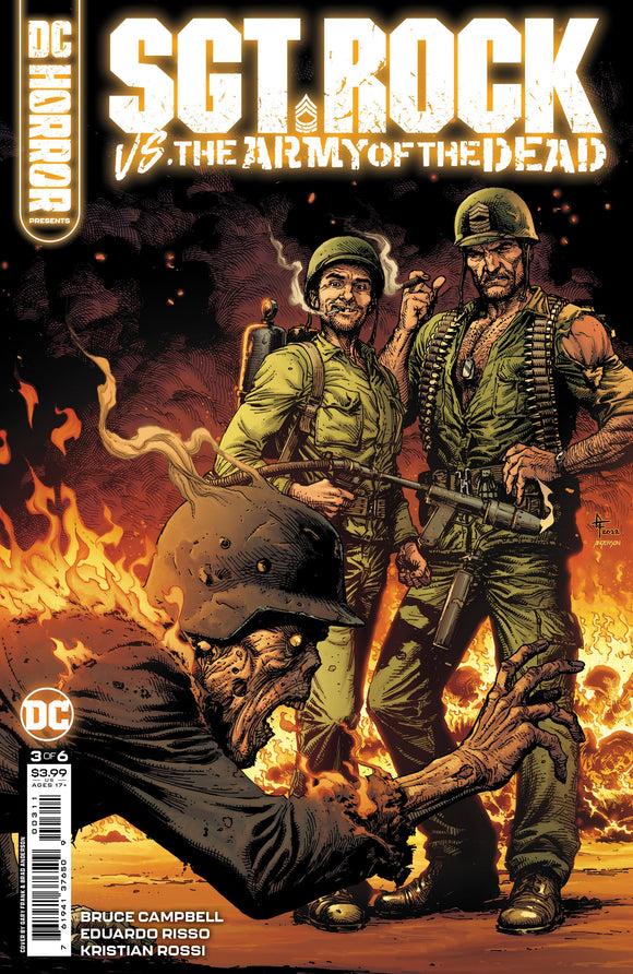 DC HORROR PRESENTS SGT ROCK VS THE ARMY OF THE DEAD #3 (OF 6) CVR A GARY FRANK
