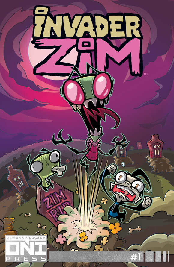 INVADER ZIM #1 ONI 25TH ANNIVERSARY FOIL EDITION