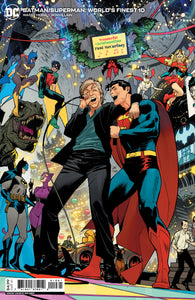 BATMAN SUPERMAN WORLDS FINEST #10 CVR C MORA HOLIDAY VAR