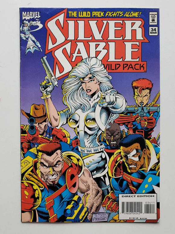Silver Sable and the Wild Pack  #34