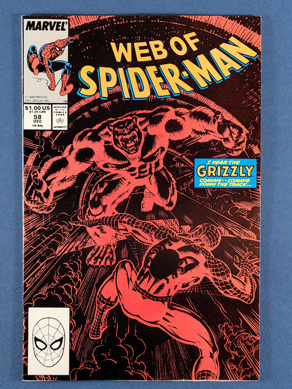 Web of Spider-Man Vol. 1  #58