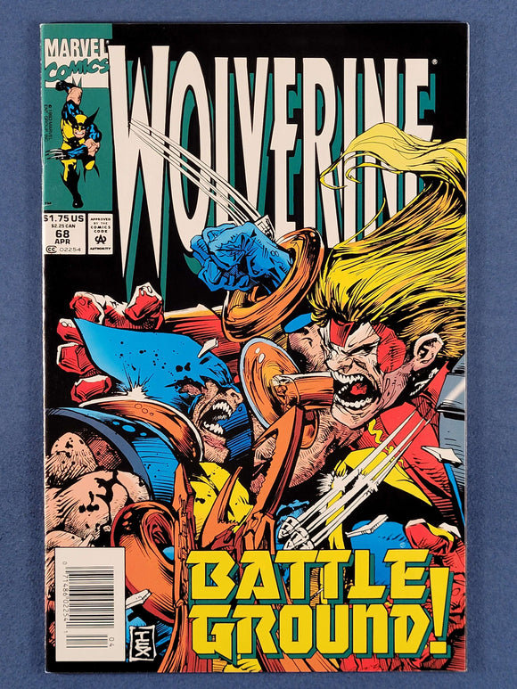 Wolverine Vol. 2  #68  Newsstand
