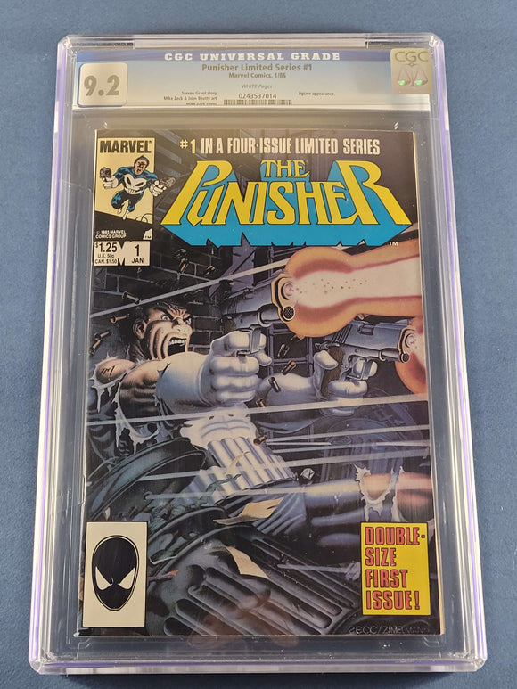 Punisher Limited Series  # 1  CGC 9.2