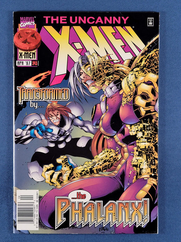 Uncanny X-Men Vol. 1  # 343 Newsstand