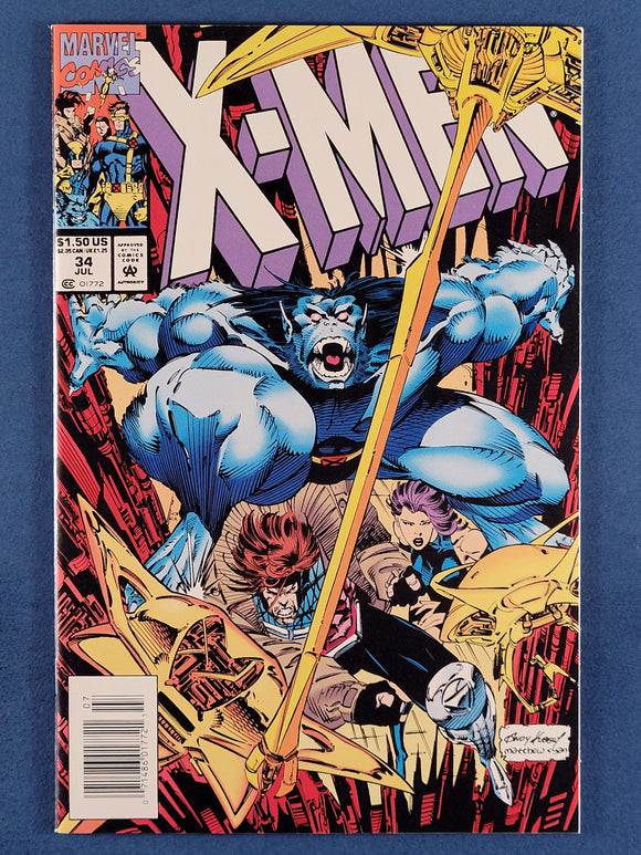 X-Men Vol. 2  # 34 Newsstand