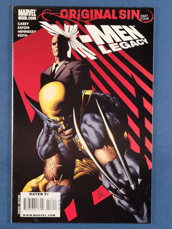 X-Men Legacy Vol. 1  # 218