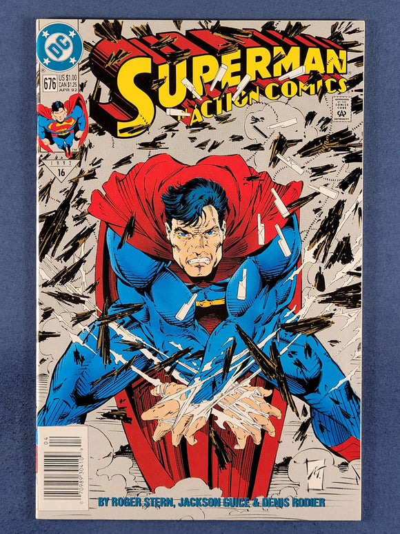 Action Comics Vol. 1  # 676 Newsstand