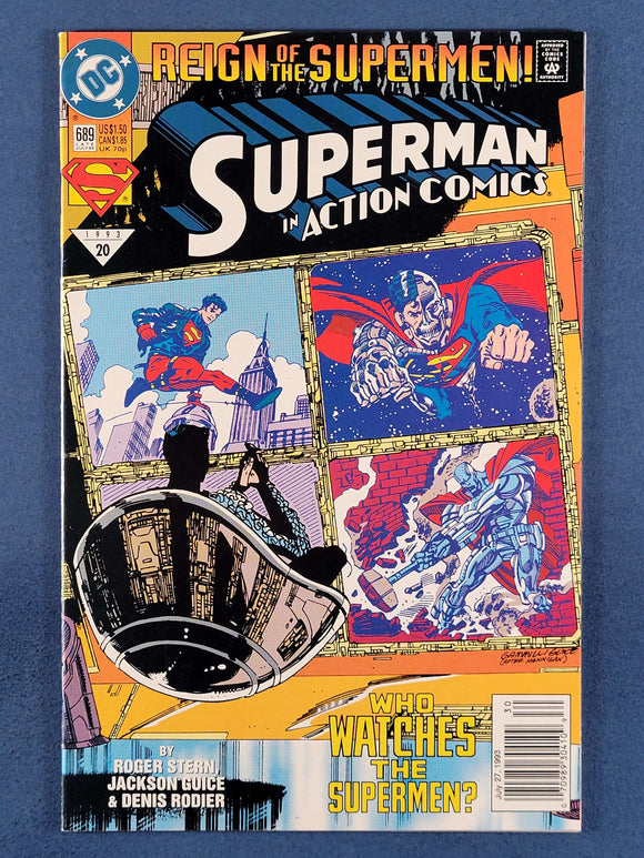 Action Comics Vol. 1  # 689 newsstand