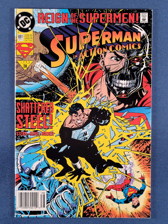 Action Comics Vol. 1  # 691 newsstand