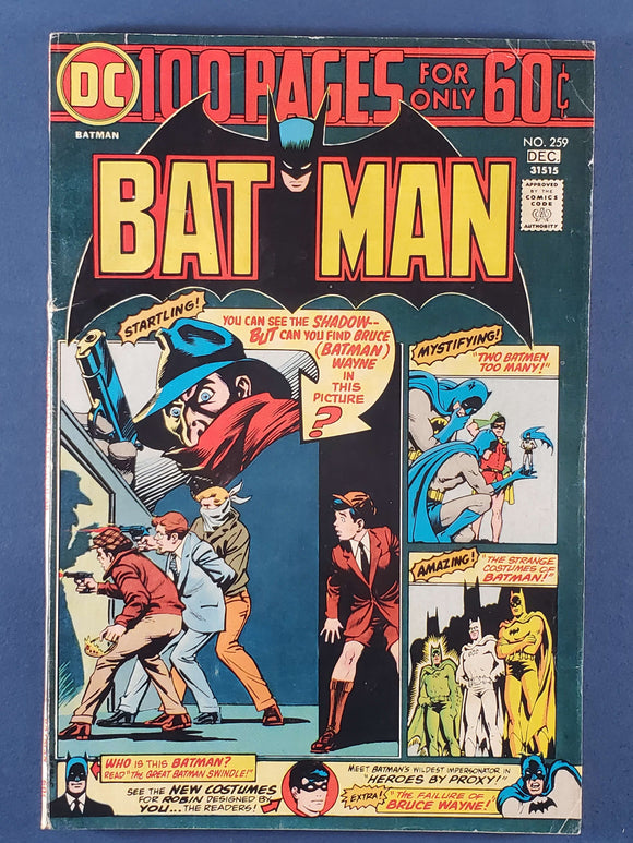 Batman Vol. 1  # 259