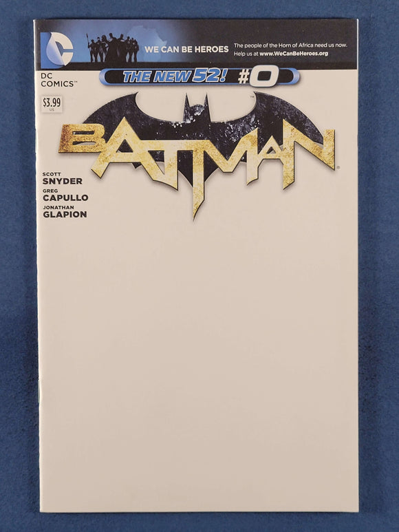 Batman Vol. 2  # 0 Variant