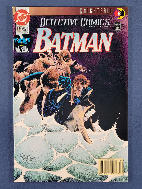 Detective Comics Vol. 1  # 663 Newsstand