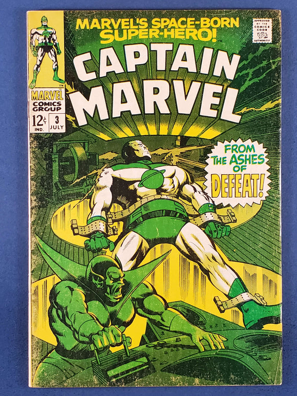 Captain Marvel Vol. 1  # 3